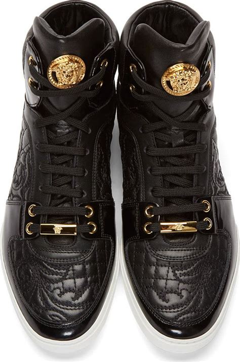 versace collection men high top boot|Versace autumn men's shoes price.